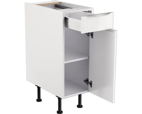 Onderkast met lade, deur en plank voor de keuken