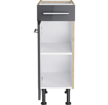 Onderkast met lade en deur met legplanken