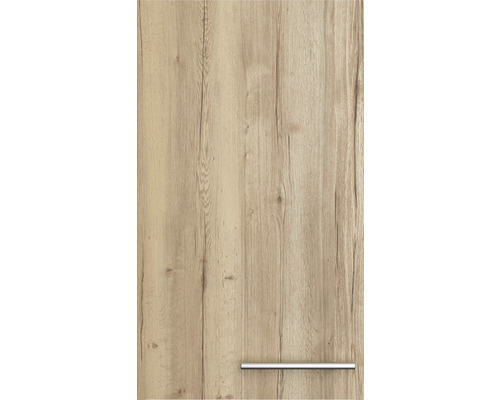 Keukenkastfront in houtlook met handgreep