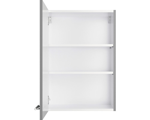 Open badkamerkast met drie planken