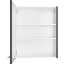 Open badkamerkast met twee planken