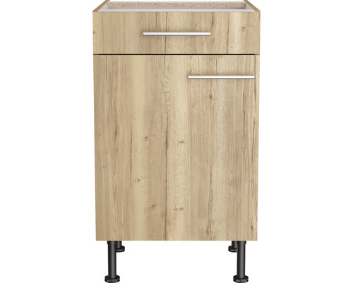 Wastafelonderkast met lade en deur