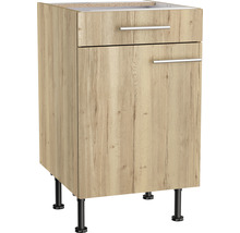 OPTIFIT Onderkast met schuiflade en draaideur Erik290 wild eiken 50x58,4x87 cm