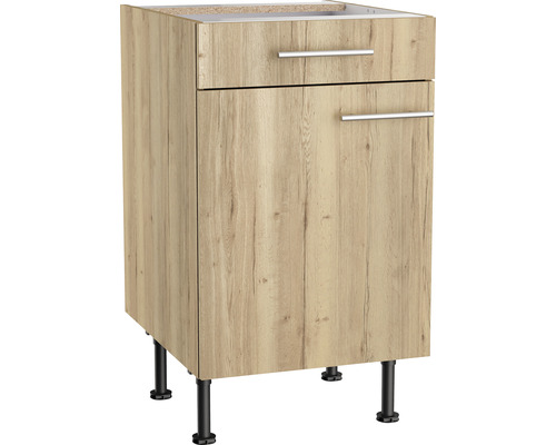 OPTIFIT Onderkast met schuiflade en draaideur Erik290 wild eiken 50x58,4x87 cm