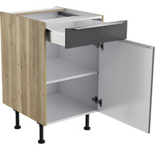 Keukenkast met lade, deur en legplanken
