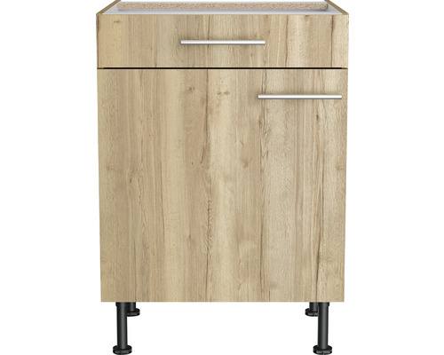 Wastafelonderkast met lade en deur