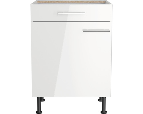 Wastafelonderkast met lade en deur