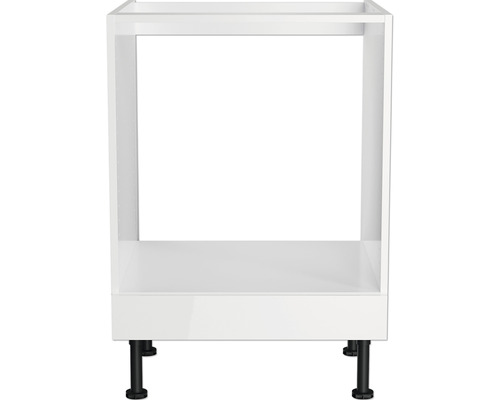 Keukenkast met zwarte poten