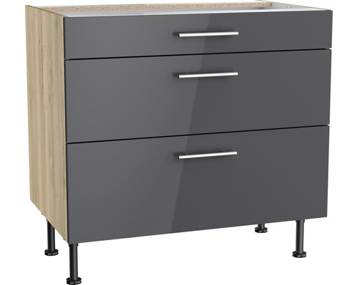 OPTIFIT Onderkast met schuiflade Jonte984 antraciet 90x58,4x87 cm