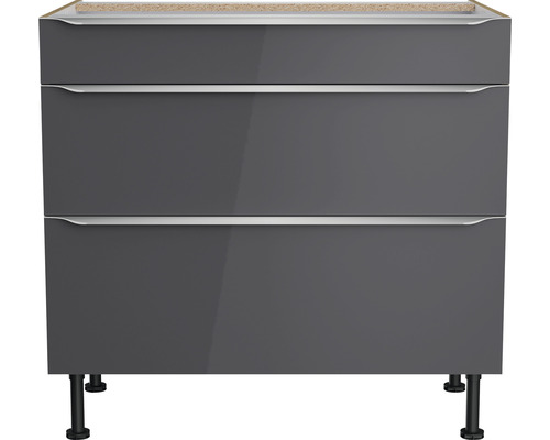 Onderkast met twee laden en poten