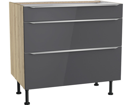 OPTIFIT Onderkast met schuiflade Linus984 antraciet 90x58,4x87 cm