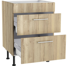 OPTIFIT Ombouwkast voor kookplaat Erik290 wild eiken 60x58,4x87 cm