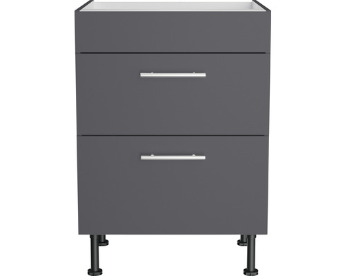 Onderkast met twee laden en poten