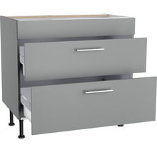 Keukenkast met twee lades