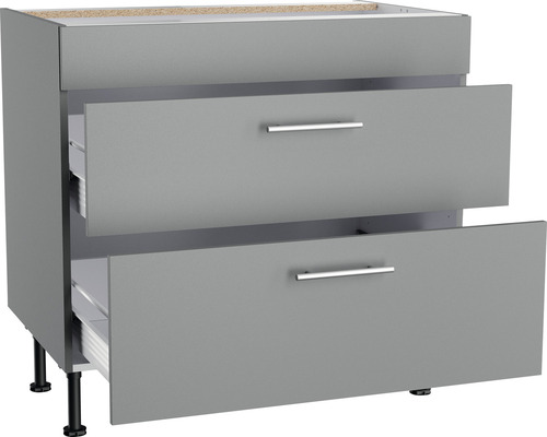 Keukenkast met twee lades