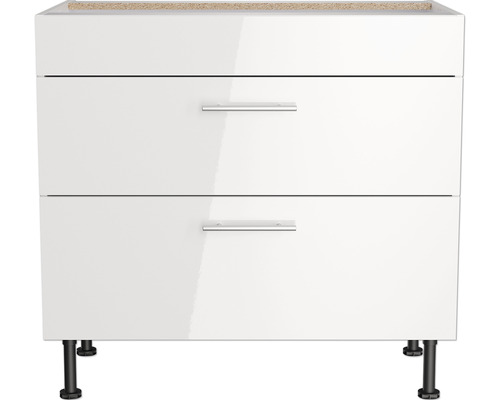 Onderkast met twee laden en poten