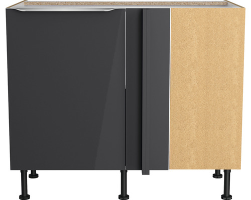 Onderkast met twee deuren en poten