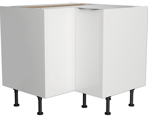 Hoekkast voor de keuken met poten