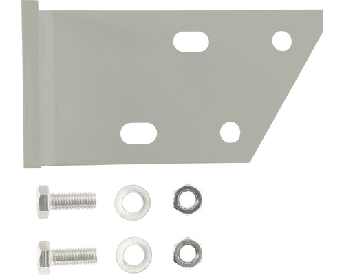 Metalen montagebeugel met schroeven, moeren en ringen