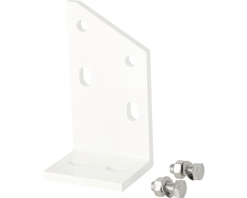 Hoekverbinder met schroeven voor montage Hoekverbinder met schroeven voor montage