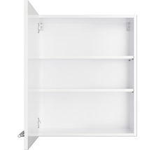 Open wandkast met twee planken