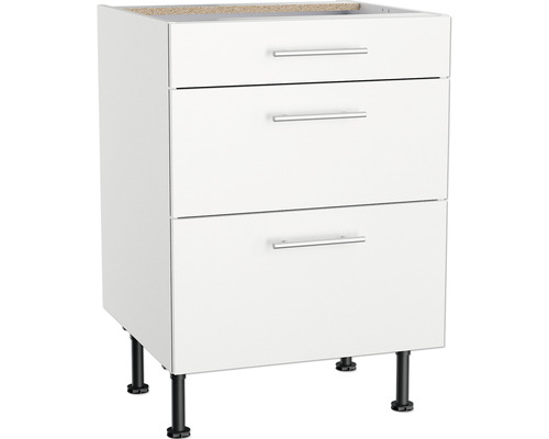 Onderkast met drie laden en poten