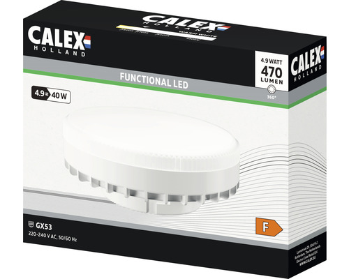 CALEX LED lamp GX53/4,9W warmwit wit