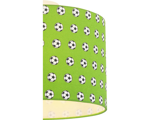 Groene lamp met voetbalpatroon voor kinderkamer