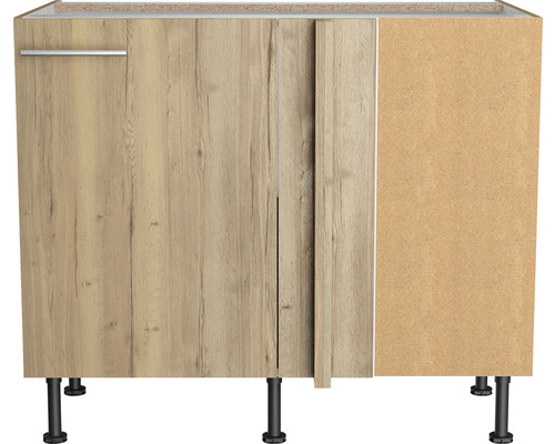 Keukenkast met deur en poten