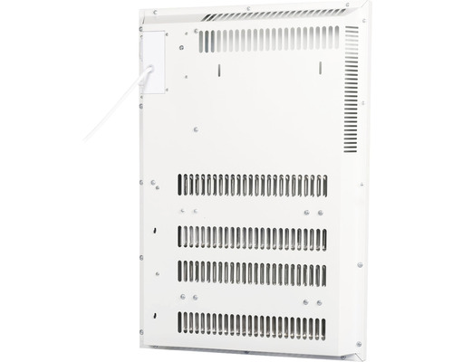 Achterkant van een radiator met sleuven voor warmteafvoer