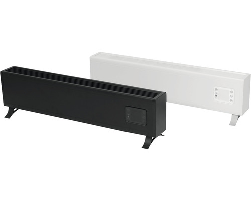 Twee elektrische convectorkachels met voetstukken