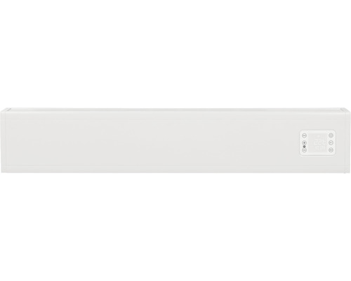 Witte radiator met digitaal display