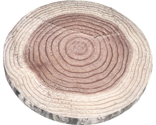 Ronde houten schijf met jaarringen