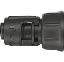 Tuinslangconnector met grafische symbolen