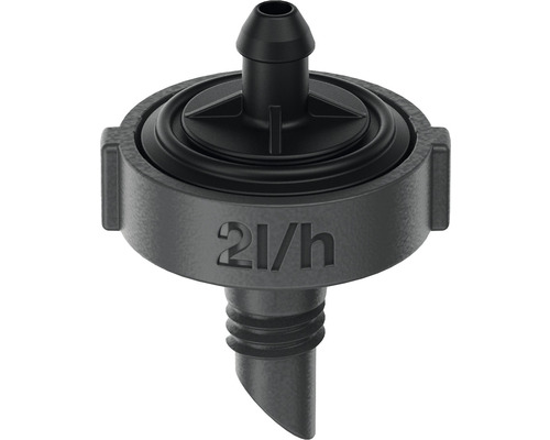 GARDENA Micro Drip einddruppelaar 2 l/u, 4,6 mm (3/16") 13 mm (1/2"), 10 st Druppelaar met een debiet van 2 liter per uur voor irrigatie