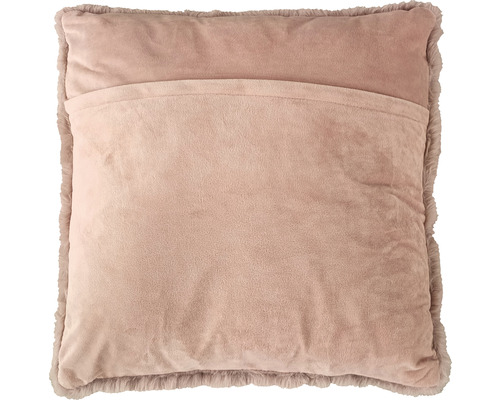 Decoratief kussen met rand van imitatiebont