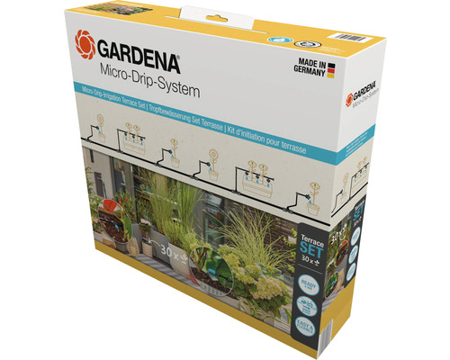 GARDENA Micro Drip startset voor terrassen 13 mm (1/2")/ 4,6 mm (3/16")