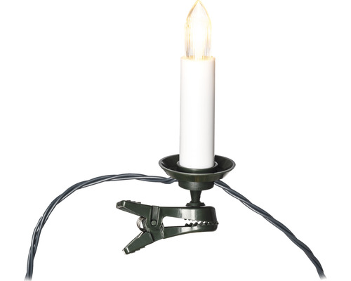 Draadloze led-kerstboomkaars met clip