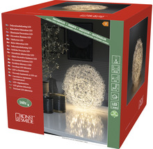 Verpakking van een LED decoratiebol, 30 cm diameter, met 160 lichtdiodes