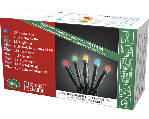 Verpakking van een LED-lichtslinger voor binnenshuis