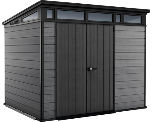 Tuinhuis met dubbele deur en ramen