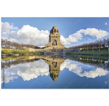 Monument voor de Volkerenslag bij Leipzig met waterbassin