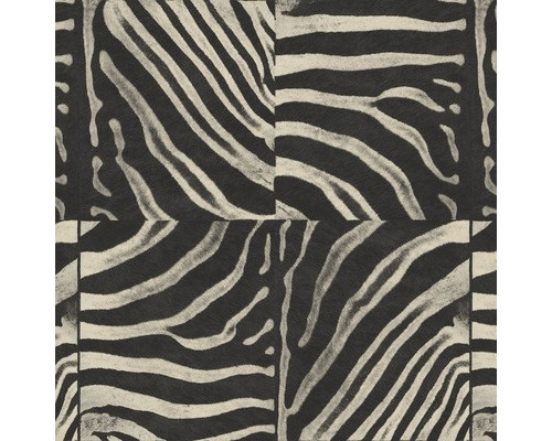 SELECTION Vliesbehang 811407 Fascinating Serengeti zebra zwart/wit