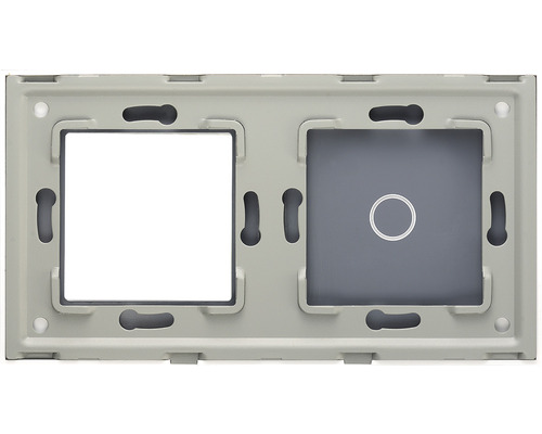 Dubbel frame voor schakelaars en stopcontacten