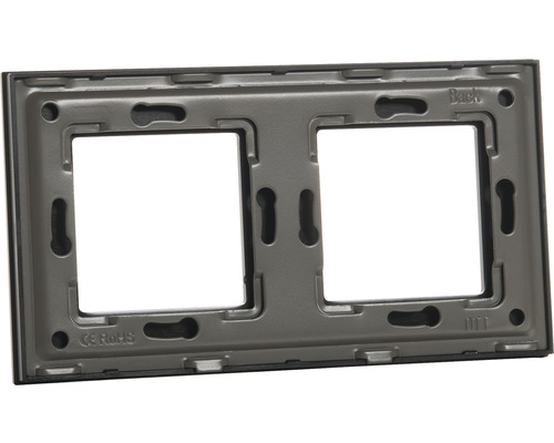 Dubbel frame voor schakelaars en stopcontacten