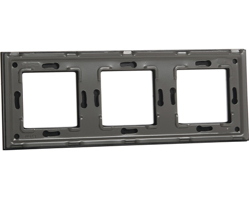 Driedubbele afdekraam voor schakelaars en stopcontacten