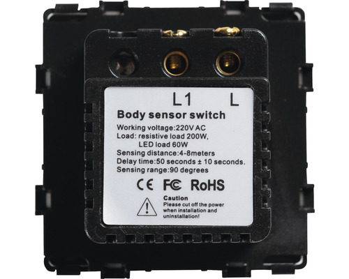 Bewegingsmelder schakelaar voor wandmontage