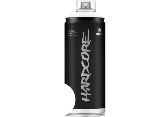MTN Hardcore spuitlak glans RV-9010 White 400 ml MTN Hardcore spuitbus met verf