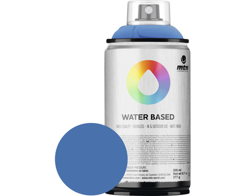 MTN Water Based spuitlak mat Prussian Blue 300 ml