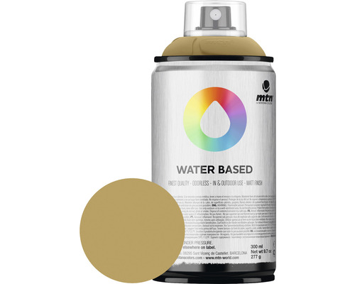 MTN Water Based spuitlak mat Raw Umber 300 ml